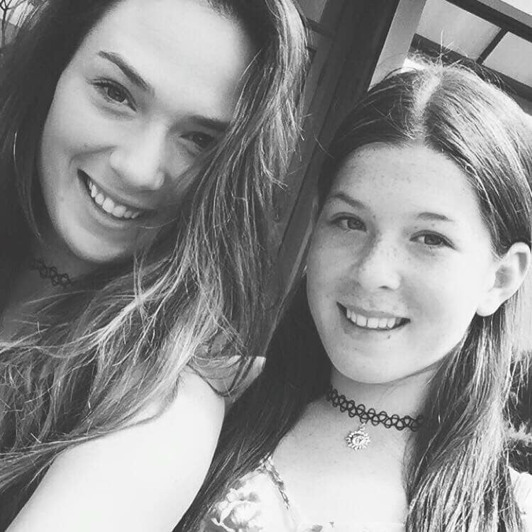 Liv with her sister Paris